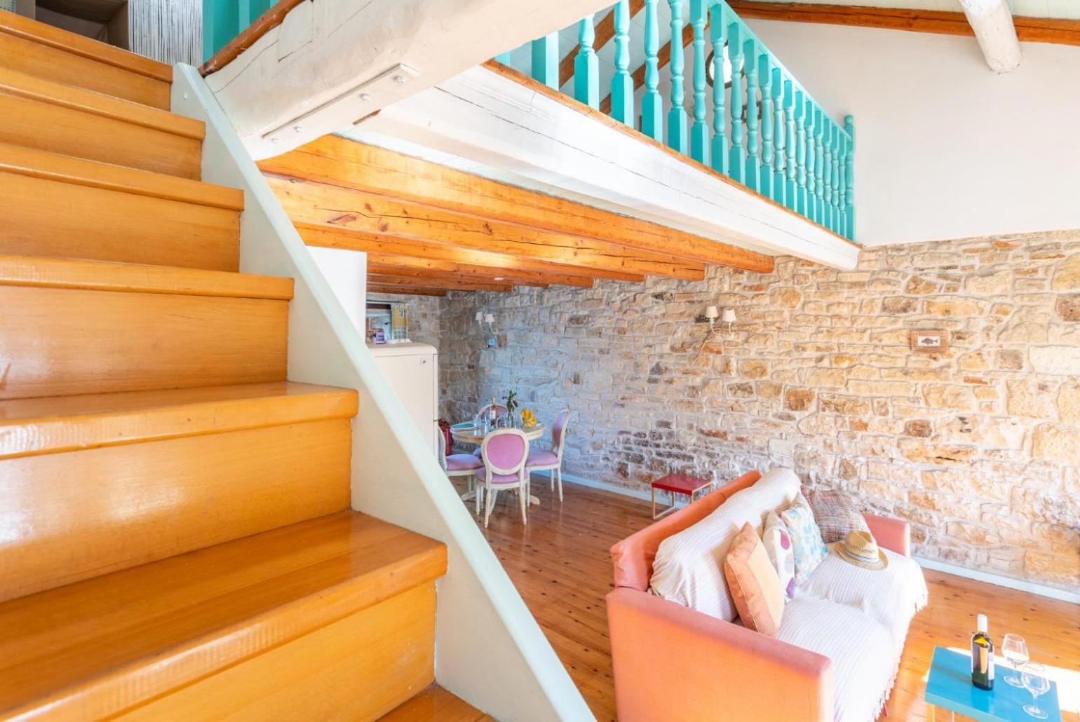 شقة Spiros Jetty House Longós المظهر الخارجي الصورة