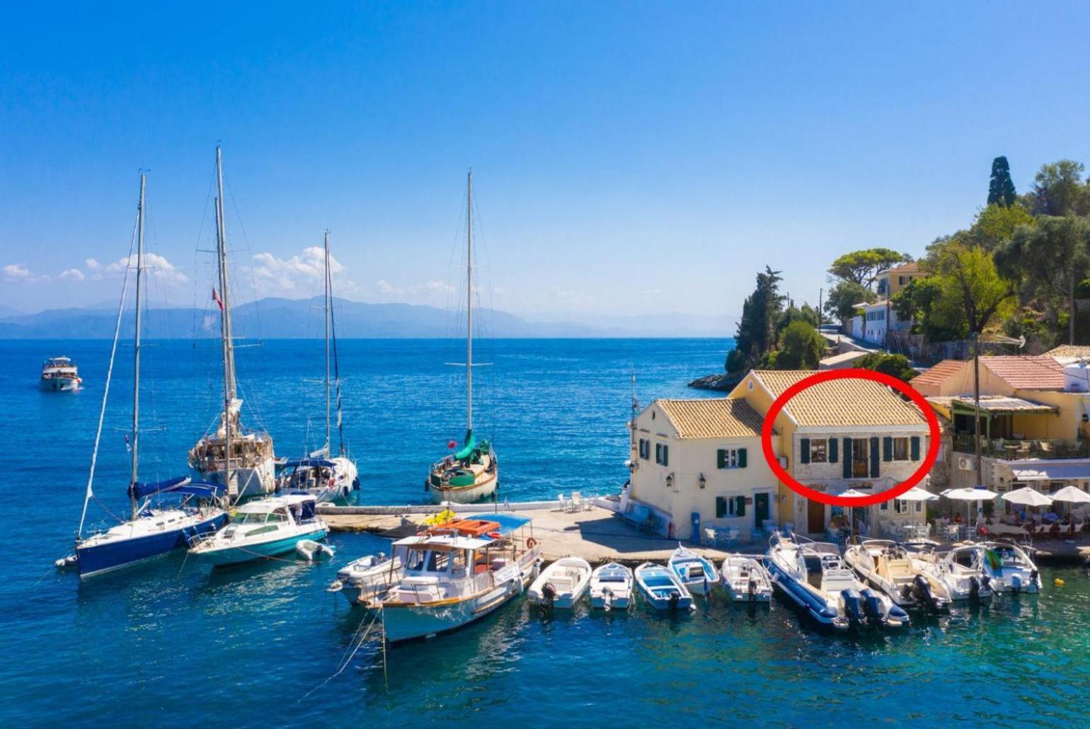 شقة Spiros Jetty House Longós المظهر الخارجي الصورة
